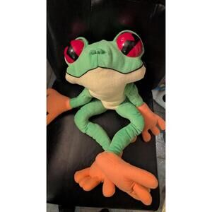 Rainforest Cafe Large 21 Inch Tree Frog Plush  Stuffed Animal
